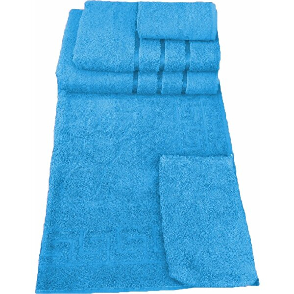 Mira Home 5 Parça Banyo Havlusu Seti Pamuklu Hamam Duş Havlu Takımı - Turkuaz - 70 x 140 cm Banyo Havlusu Fiyatı