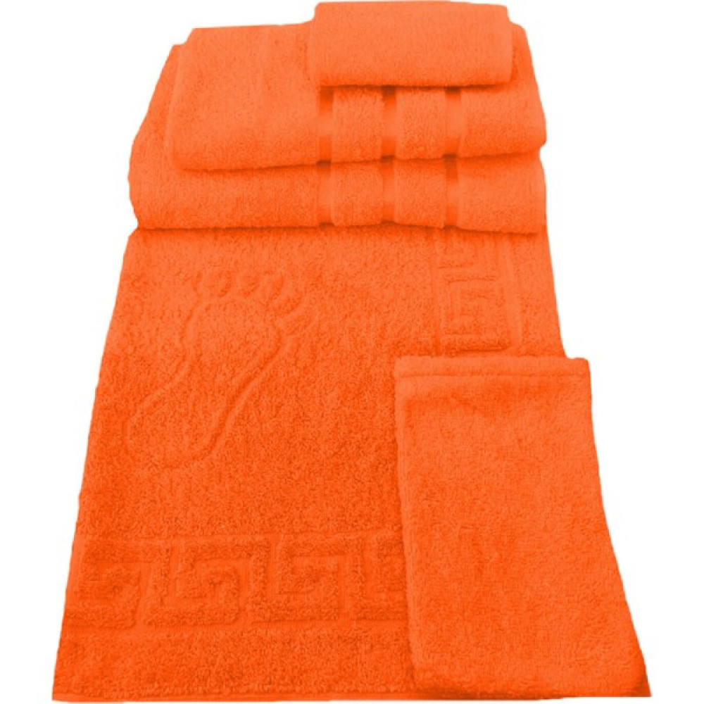 Mira Home 5 Parça Banyo Havlusu Seti Pamuklu Hamam Duş Havlu Takımı - Turuncu - 70 x 140 cm Banyo Havlusu Fiyatı