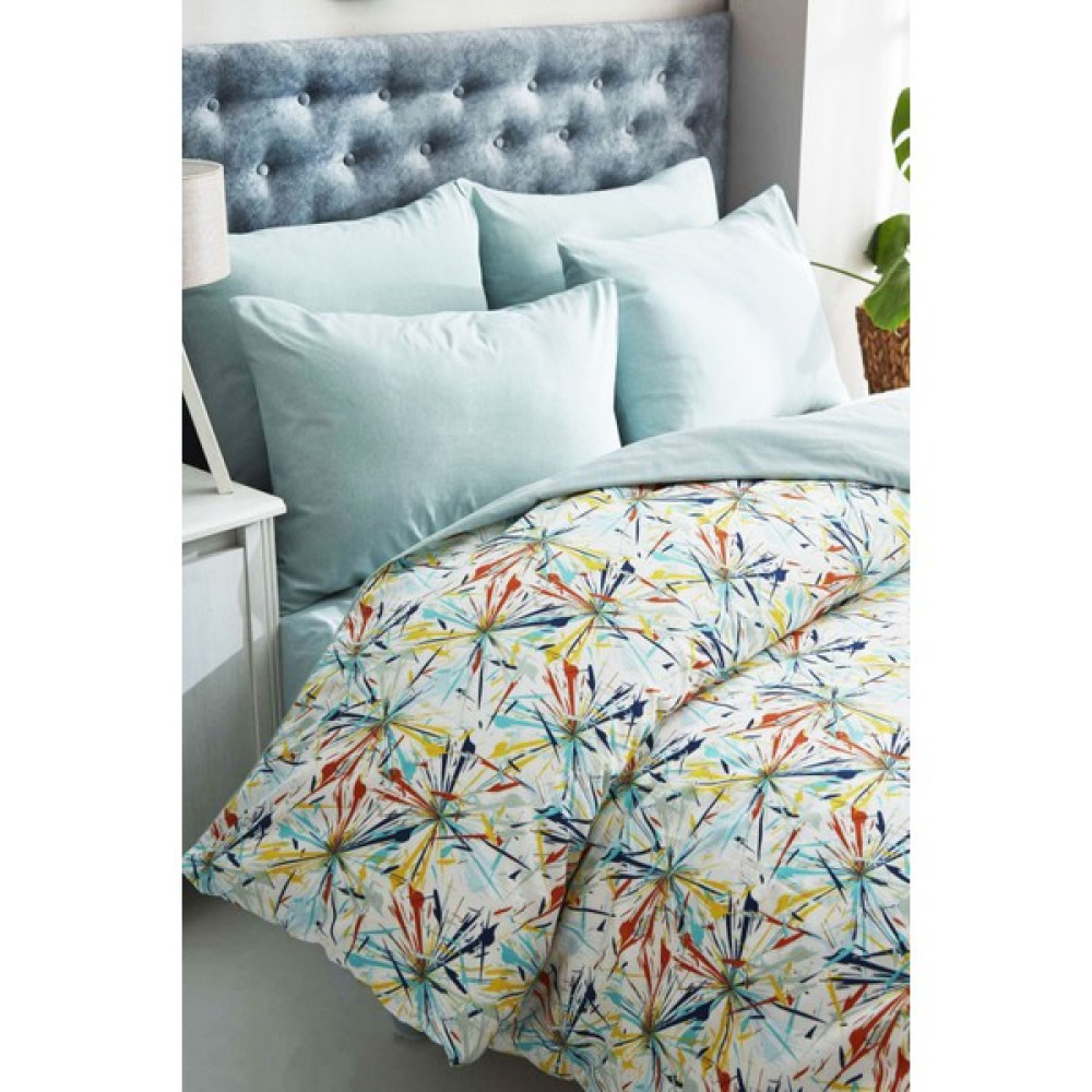 Mira Home Tek Kişilik Baskılı Nevresim Seti ( Nevresim + Yastık Kılıfı ) - 160 x 200 cm - Renkli Nevresim Takımı Fiyatı