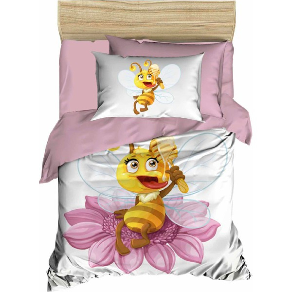 Mira Home Yenidoğan Kız Bebek Nevresim Takımı 3D Pamuklu Lady Bee - Pembe - 100 x 150 cm Bebek Nevresim Takımı Fiyatı