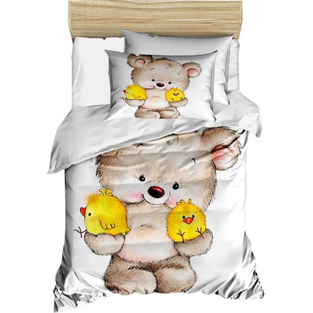 Mira Home Yenidoğan Kız / Erkek Unisex Bebek Nevresim Takımı %100 Pamuklu Civciv - Renkli - 100 x 150 cm Bebek Nevresim Takımı Fiyatı