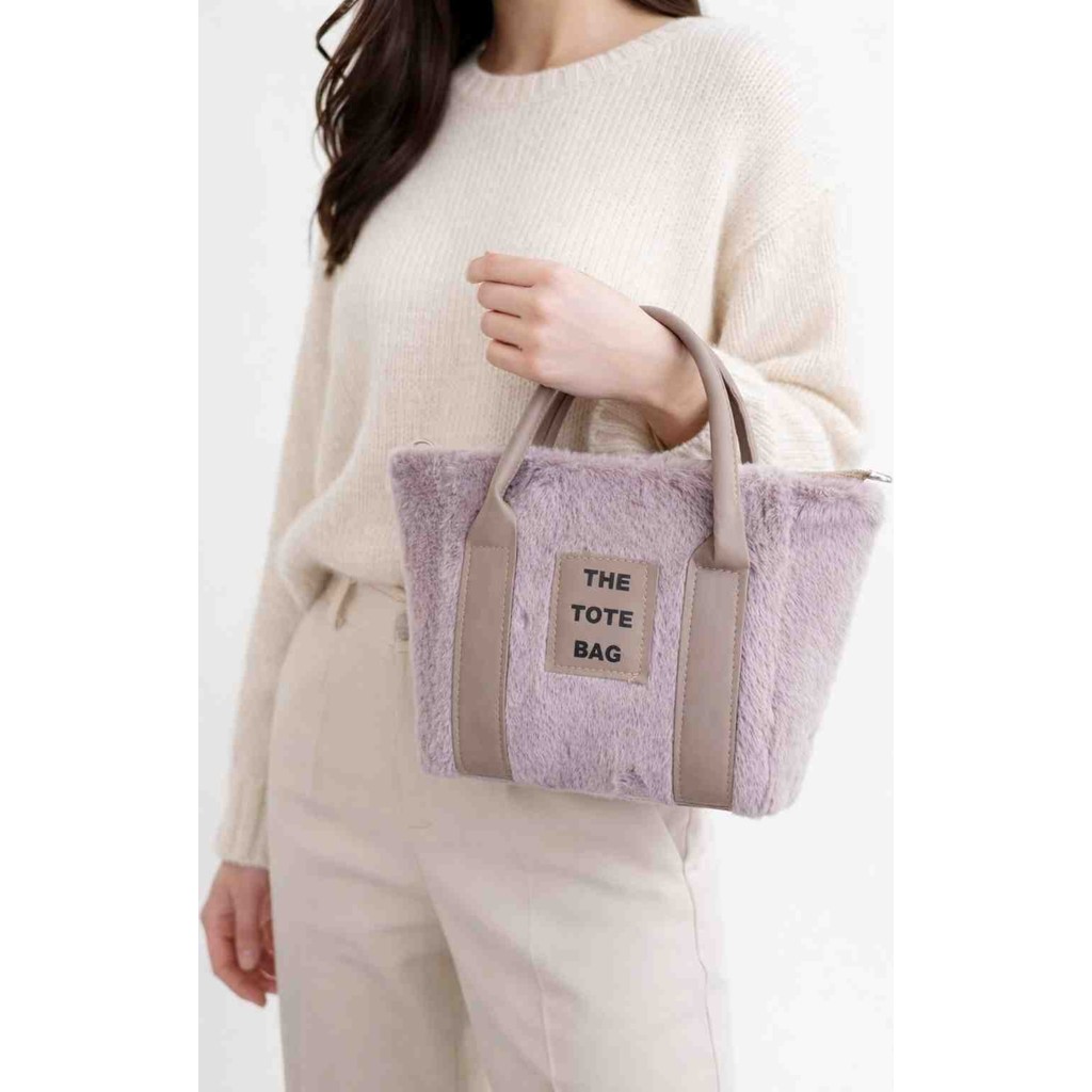 Mira Kadın Yumuşak Peluş Tote Bag – Kışlık Şık Omuz ve El Çantası Anne Bebek Oyuncak Fiyatı