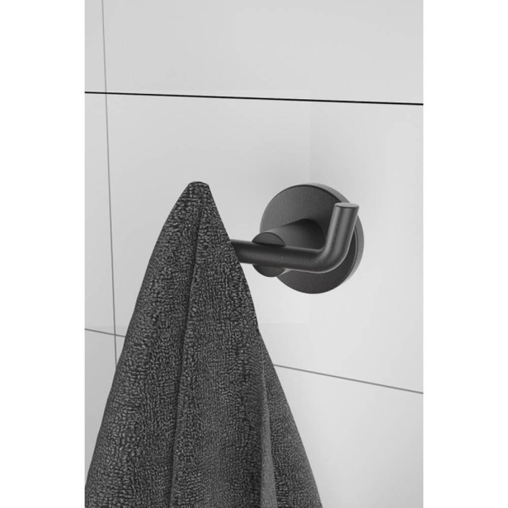 Mira Mat Siyah Paslanmaz Ikili Askılık Banyo Askılık Fiyatı
