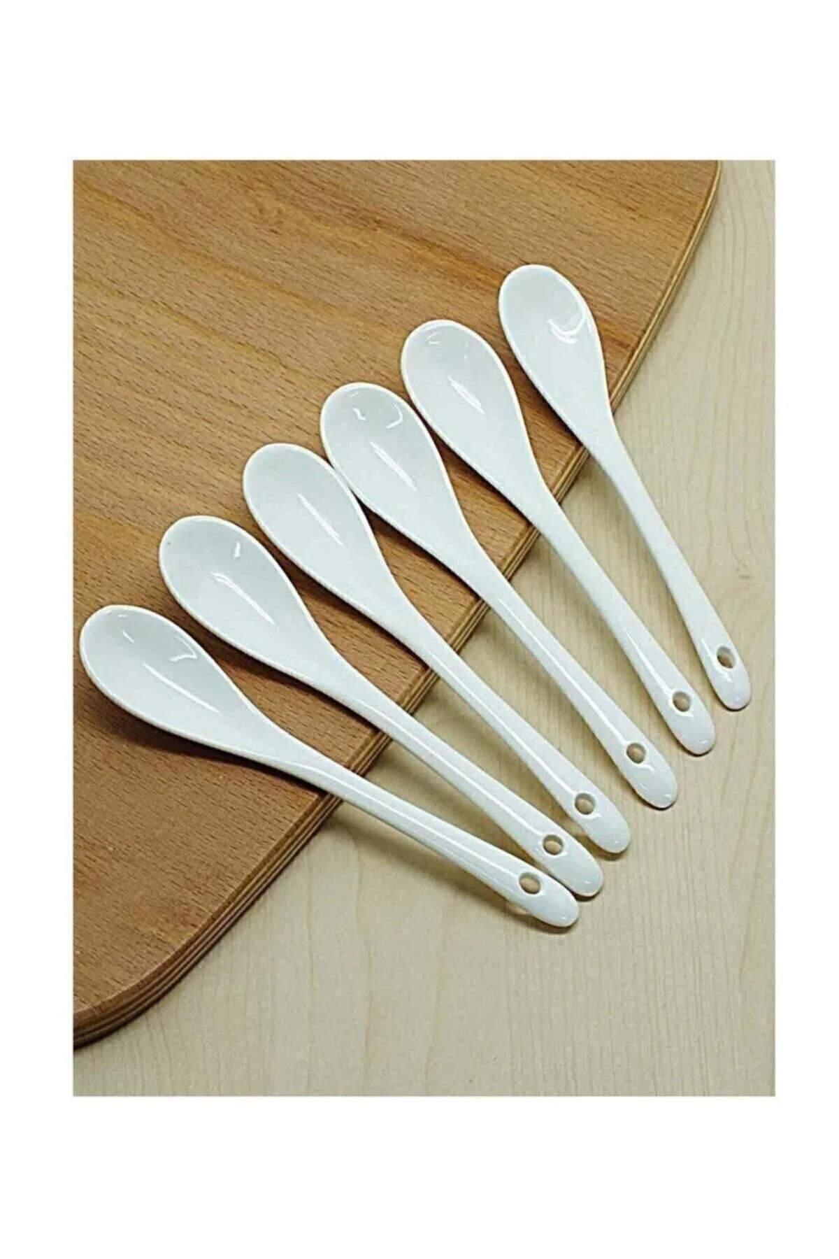 Miraç 6lı Lüx Porselen Çay & Tatlı & Reçel Kaşığı Sos Kaşığı Nescafe Kaşığı" Çatal / Kaşık / Bıçak Takımları Fiyatı