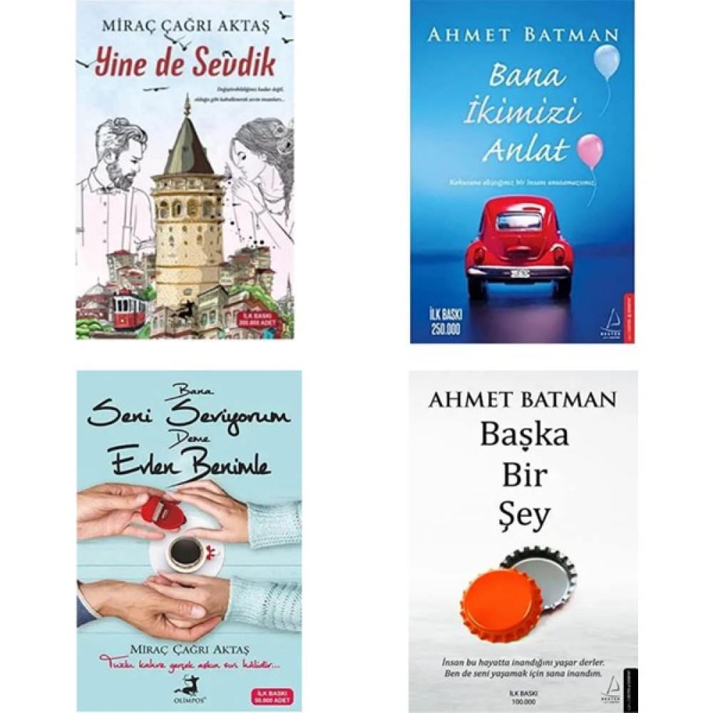 Miraç Çağrı Aktaş Ahmet Batman 4 Kitap Set Deneme - İnceleme Fiyatı