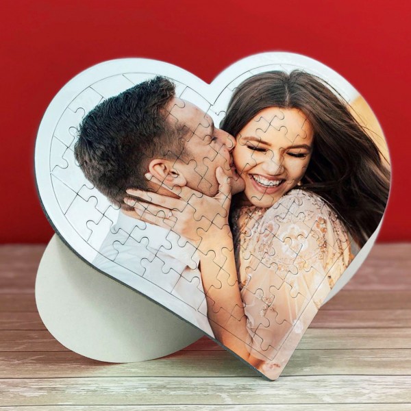 Miracix Kişiye Özel A4 Kalp Puzzle 80 Parça – Fotoğraflı Romantik Hediye Diğer Fiyatı