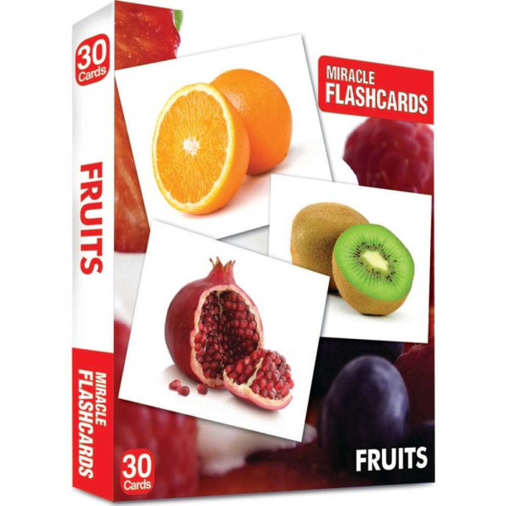 Miracle Flashcards: Fruit Box 30 Cards Kaynak Kitapları Fiyatı