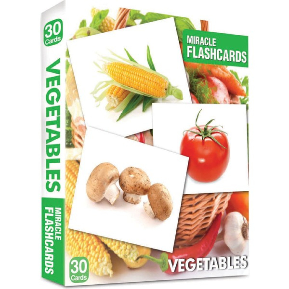 Miracle Flashcards - Vegetables Yabancı Dil Kartları Fiyatı