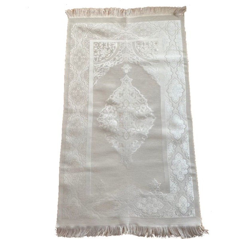 Miracle Osmanlı Şönil Seccade - Beyaz - 70 x 110 cm Seccade Fiyatı