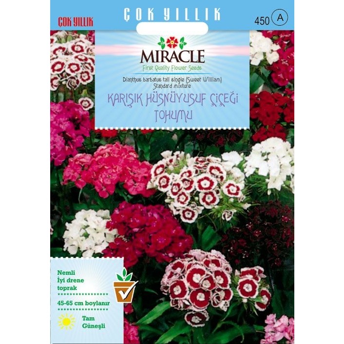 Miracle Tohum Miracle Uzun Boylu Karışık Renkli Hüsnü Yusuf Çiçeği Tohumu (690 tohum) Tohum Fiyatı