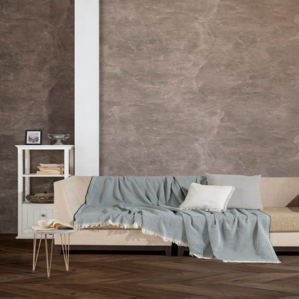 Miracolo Home Burçak Desen Koltuk Kanepe Çekyat Örtüsü 180X220 Cm. Optimal Kaymaz Tasarım Önden Saçaklı - Yeşil - 180 x 220 cm Koltuk & Kanepe Örtüsü Fiyatı