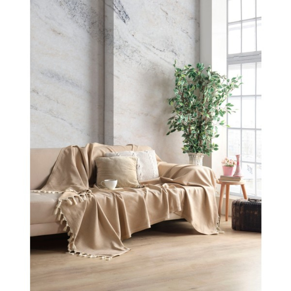 Miracolo Home Pamuklu Dekoratif Koltuk Kanepe Çekyat Örtüsü 170X230 Boyutlu Optimal Kaymaz Tasarım-Camel - Camel - 170 x 230 cm Koltuk & Kanepe Örtüsü Fiyatı