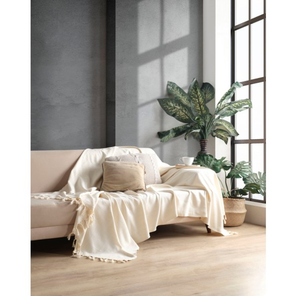 Miracolo Home Pamuklu Dekoratif Koltuk Kanepe Çekyat Örtüsü 170X230 Boyutlu Optimal Kaymaz Tasarım-Ekru - Ekru - 170 x 230 cm Koltuk & Kanepe Örtüsü Fiyatı