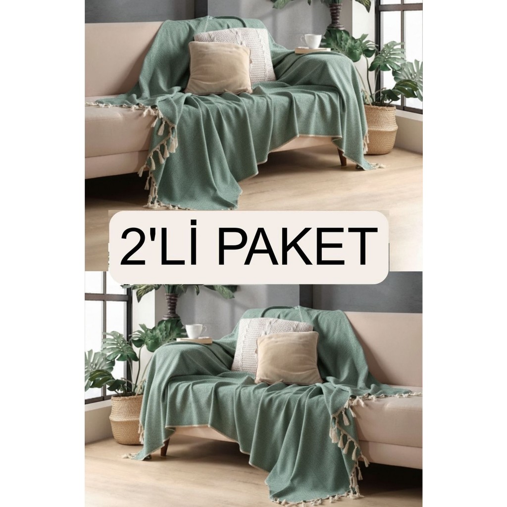 Miracolo Home Yeşil Sık Dokuma Pamuklu Dekoratif Koltuk Örtüsü Seti 170X230 Boyutlu Optimal Kaymaz Tasarım (2 Adet)-Bej - 170 x 230 cm SSD / Solid State Drive Fiyatı