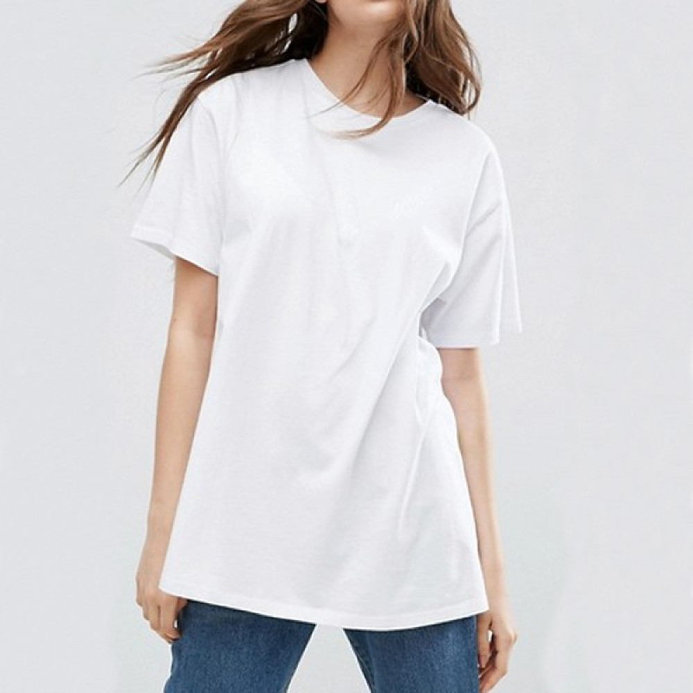 Miracolo Kadın Bisiklet Yaka Oversize T-Shirt Bayan T-shirt Fiyatı