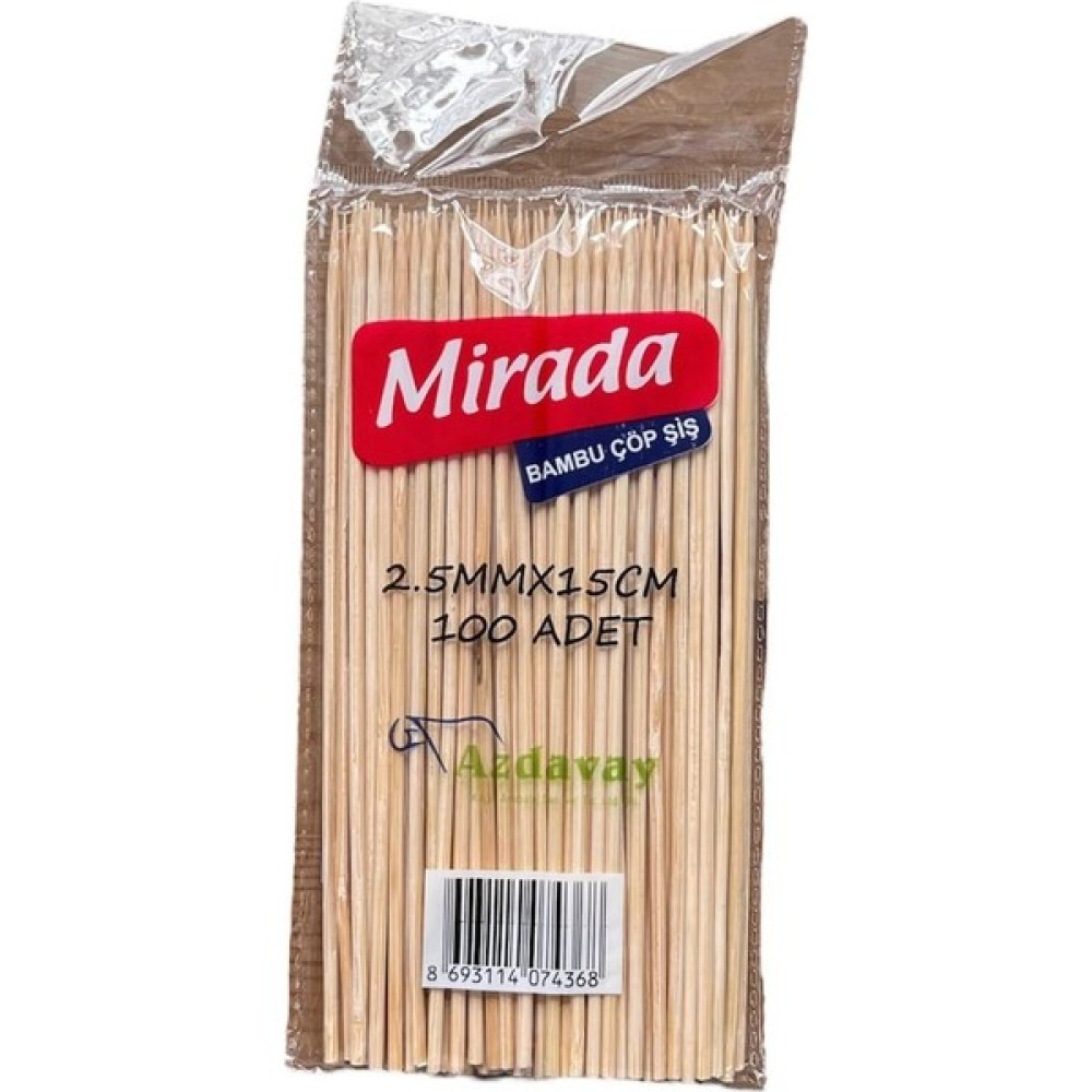Mirada Bambu Çöp Şiş - 15 cm Oto Boyaları Fiyatı