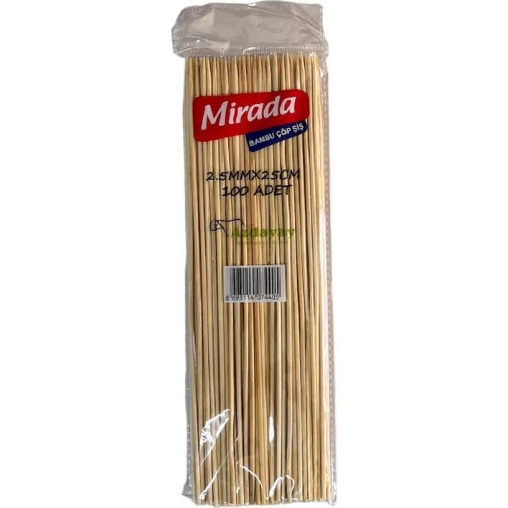Mirada Bambu Çöp Şiş - 25 cm Oto Boyaları Fiyatı