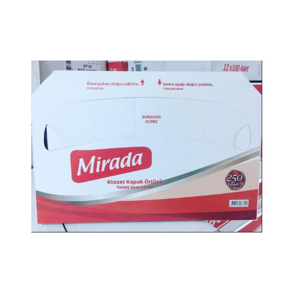Mirada Klozet Kapak Örtüsü 250'LI Kağıt Ürünleri Fiyatı
