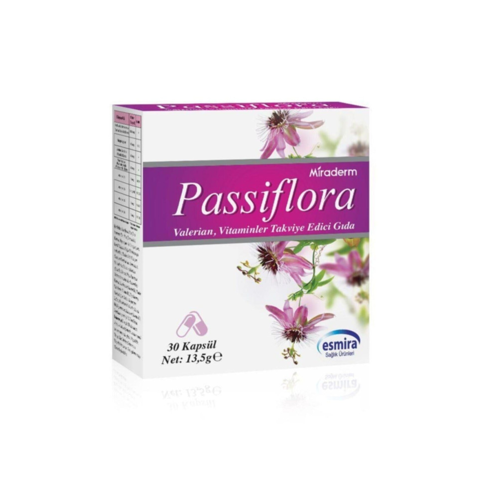 Miraderm Passıflora 30 Kapsul- Mıraderm Sağlık Fiyatı