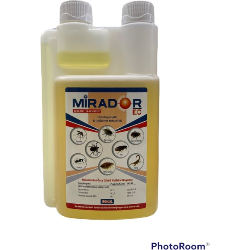Mirador Ec 500 ml Genel Haşere İlacı Sivrisinek Karasinek Hamam Böceği Kene Pire Karınca Tahta Kurusu Akrep Sinek-Kene-Haşere Kovucu Fiyatı