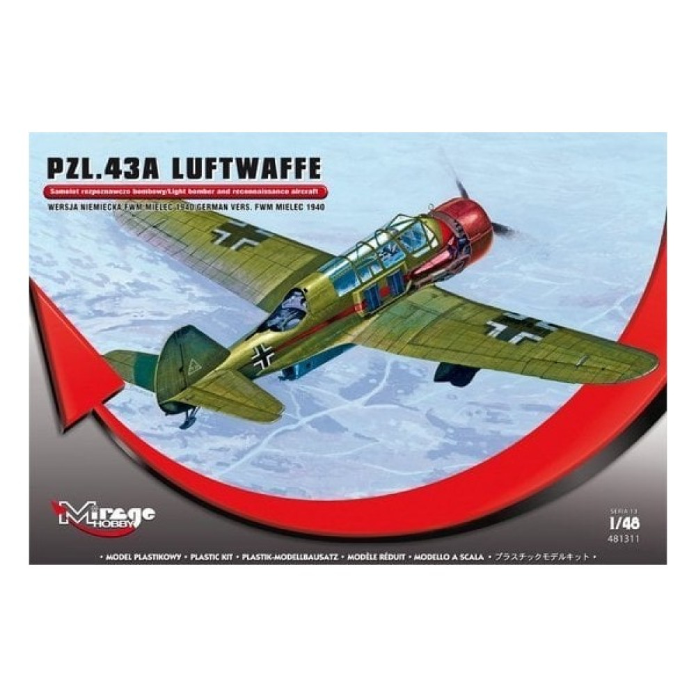 Mirage 481311 1/48 PZL.43A Luftwaffe German Version Mıele - Renkli Oto Boyaları Fiyatı