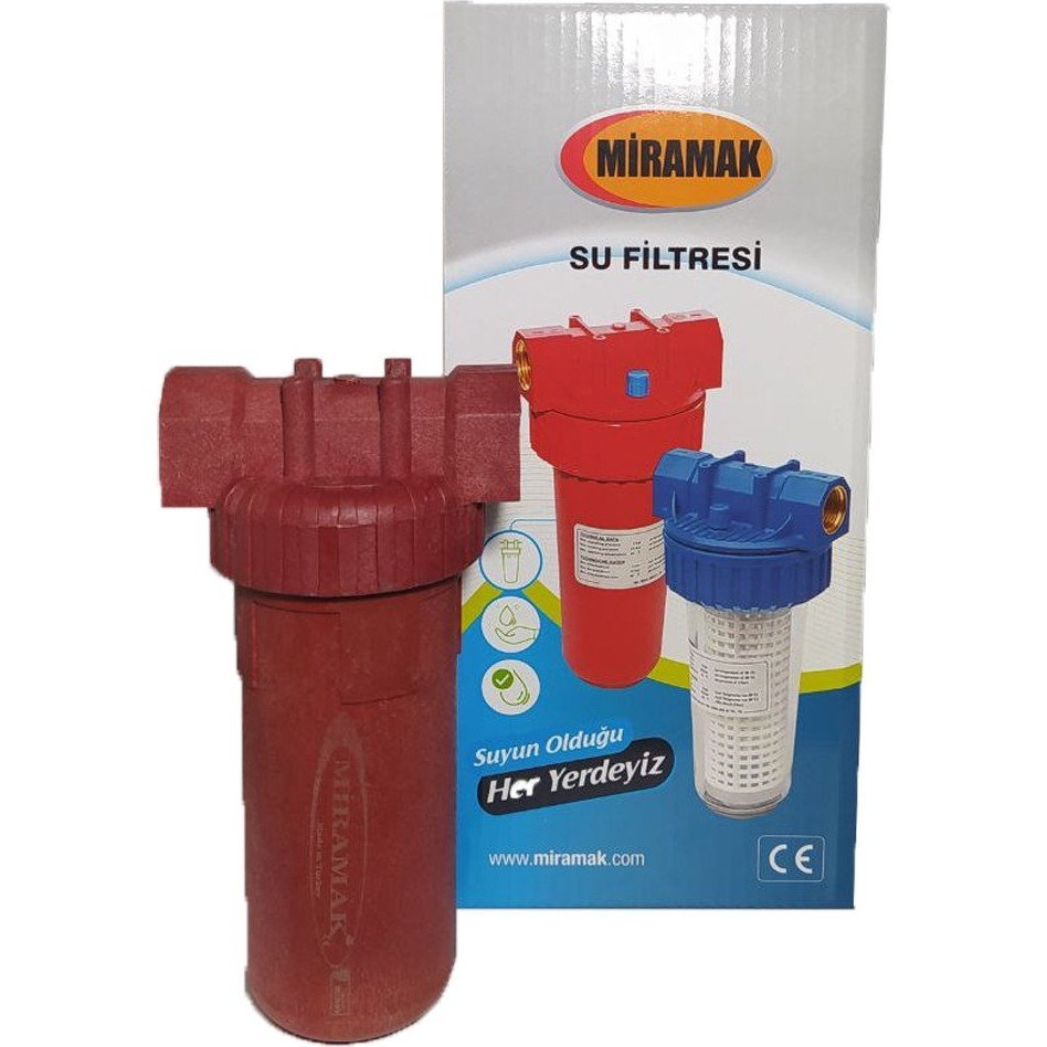 Miramak Kap 7inç Power Su Sayaç Filtresi 3/4''inç Diğer Fiyatı