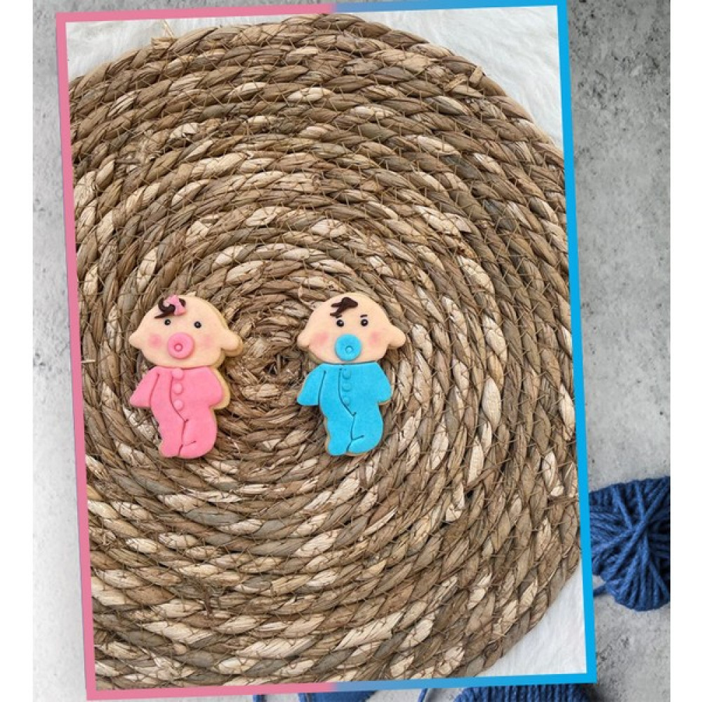 Miranın Hobileri Yeni Doğan Hediyelik Bebek Tulum Desenli Şeker Hamurlu Butik Kurabiyesi 20 Adet Oto Boyaları Fiyatı