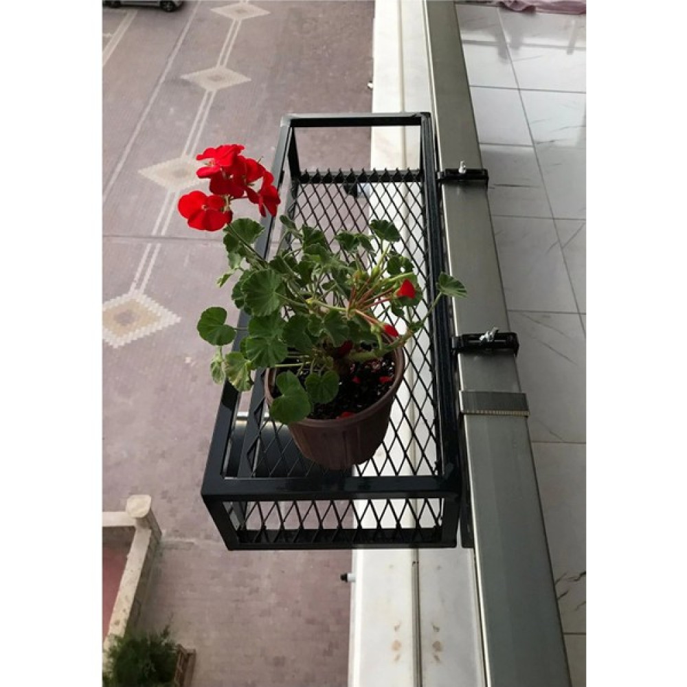 Miray Evim Saksılık Çiçeklik Balkon Model Kare Küpeşteler Için 60 cm - Renkli Saksı ve Aksesuarları Fiyatı