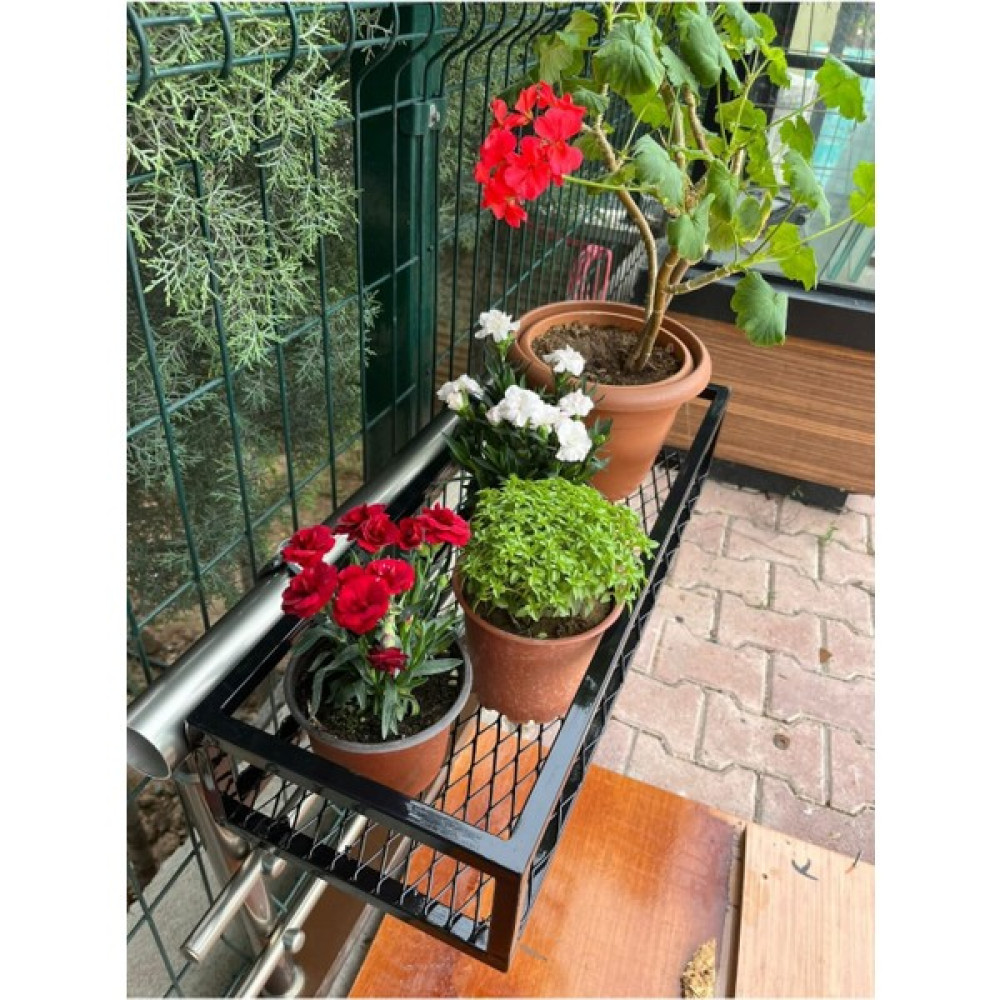Miray Evim Saksılık Çiçeklik Balkon Model Oval Küpeşteler Için 60 cm - Kahverengi Saksı ve Aksesuarları Fiyatı