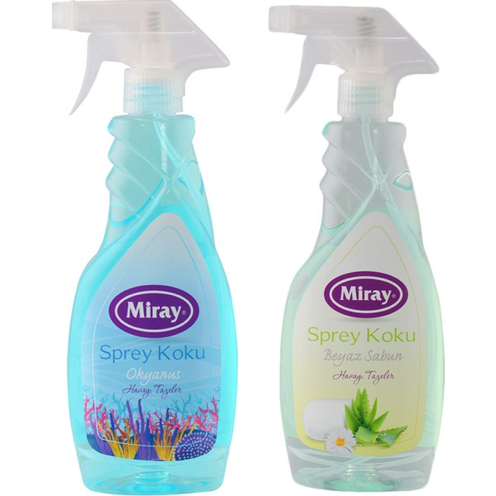 Miray Oda Spreyi Ferahlık Seti(Okyanus+Beyaz SABUN)500 ml Oda Kokusu Fiyatı