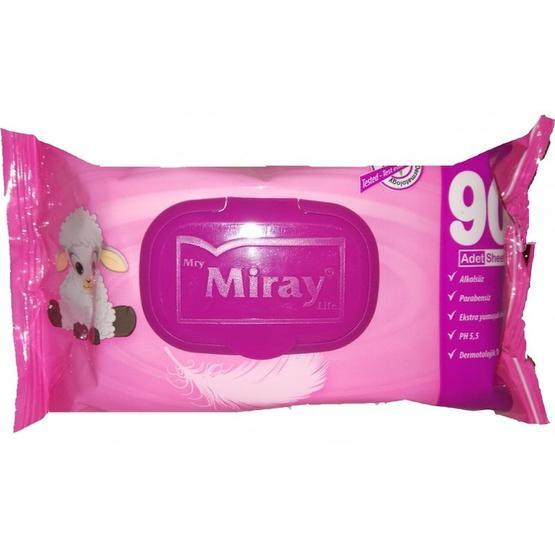 Miray Rosalina 90 Yaprak Islak Havlu