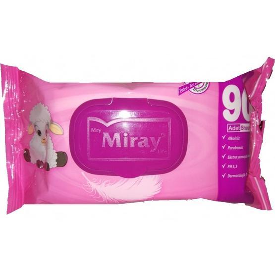 Miray Rosalina 90 Yaprak Islak Havlu