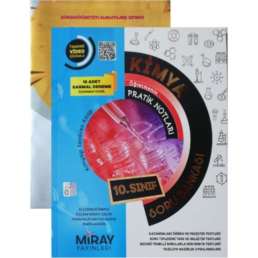 Miray Yayınları 10.Sınıf Kimya Soru Bankası-Yeni Baskı-Muba Yayınları Denemeli Kaynak Kitapları Fiyatı