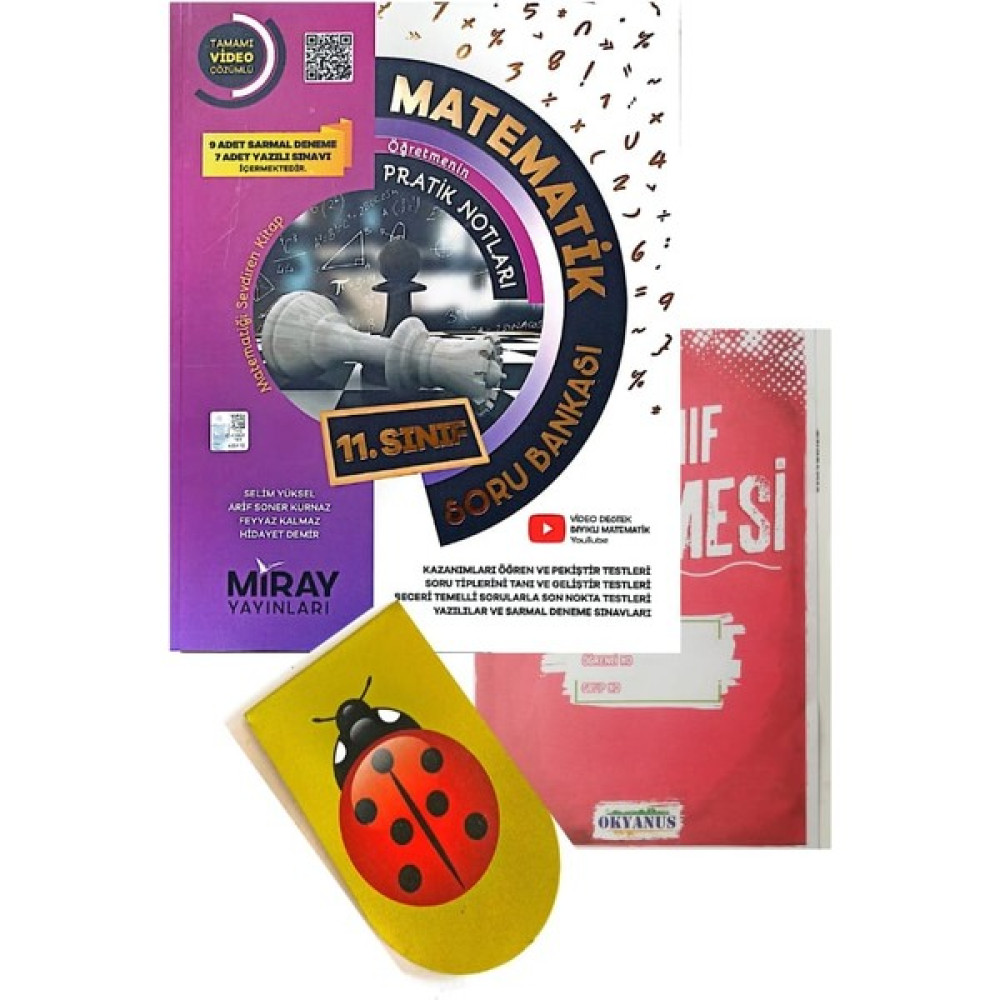 Miray Yayınları 11.sınıf Matematik Soru Bankası-Yeni-(Okyanus Yayınları Deneme+Kitap Ayracı Hediye) Kaynak Kitapları Fiyatı
