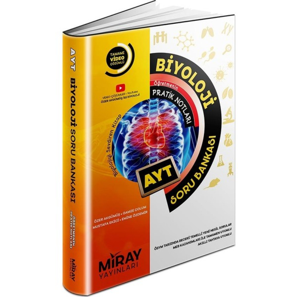 Miray Yayınları AYT Biyoloji Soru Bankası Ders Sınav Kitapları Fiyatı