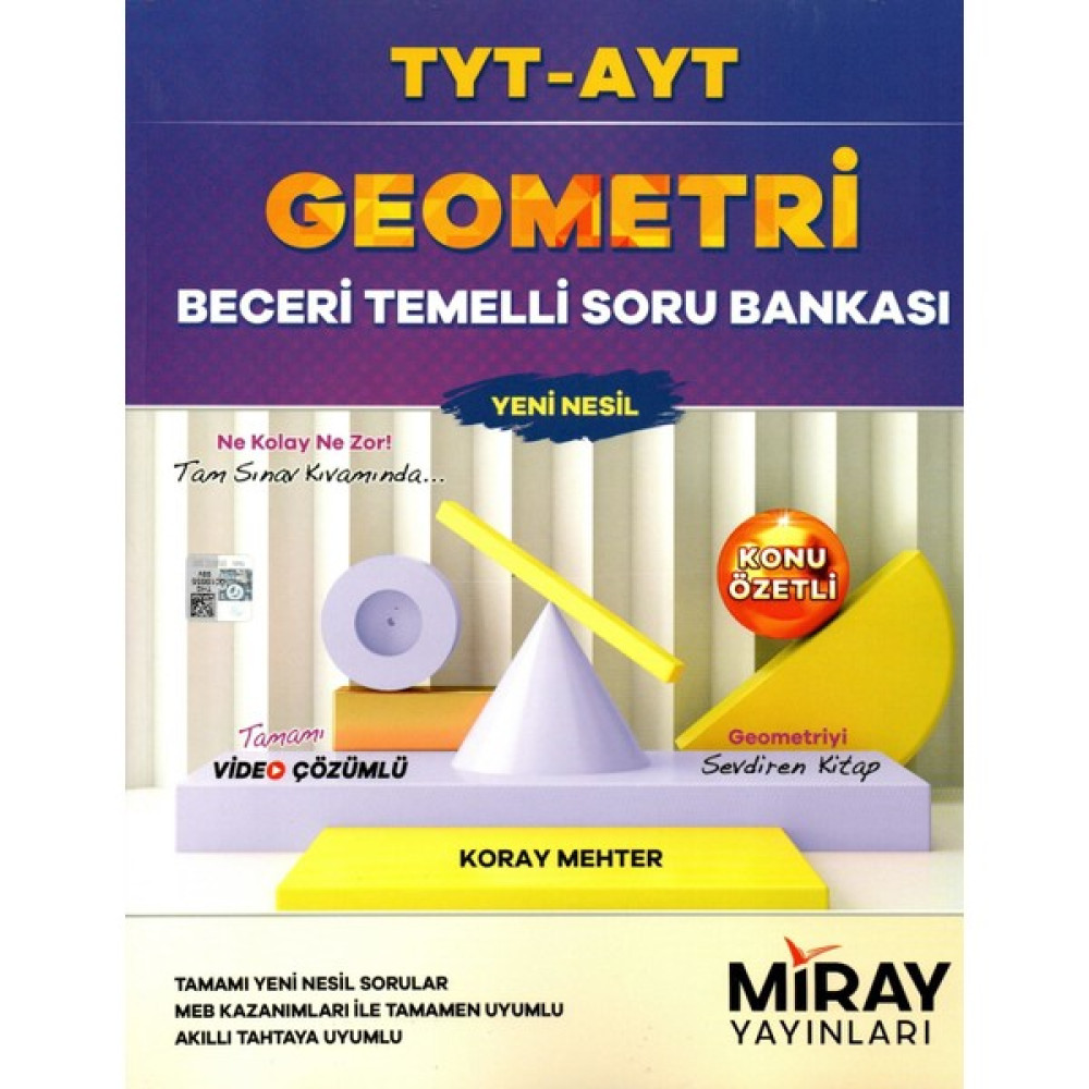 Miray Yayınları TYT-AYT Geometri Beceri Temelli Soru Bankası Matematik Fiyatı