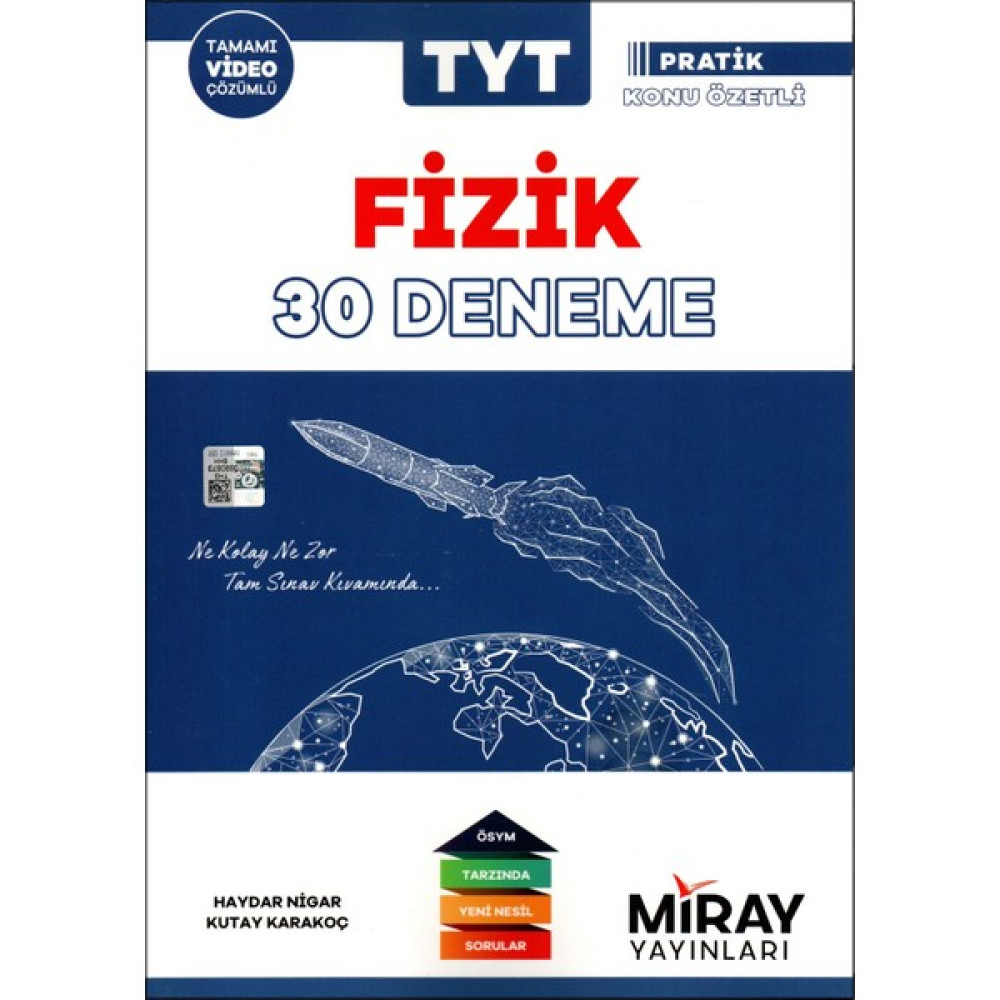 Miray Yayınları TYT Fizik 30 Deneme Pratik Konu Özetli Fizik Fiyatı