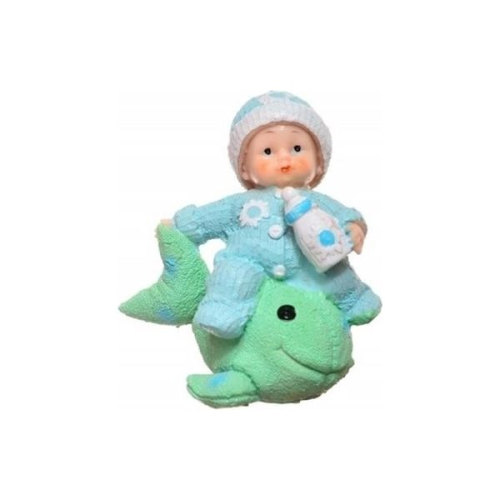 Mırıl Shop Buffer&reg; Decotown Hediyelik Sevimli Mavi Bebek Biblo Polyester Süs Eşyası Biblo Fiyatı