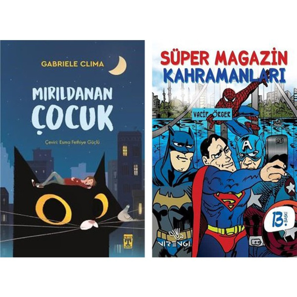 Mırıldanan Çocuk / Süper Magazin Kahramanları (2 Kitap Set) Çocuk Öykü Fiyatı