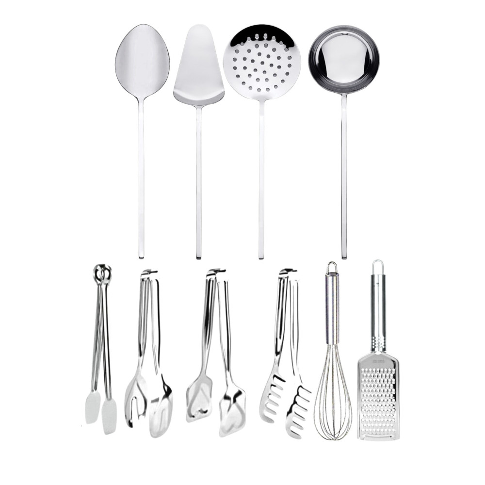 Mirilliahome Pratik Ev Gereçleri Seti Servis Maşa Seti Kepçe Kevgir Seti Spatula Kevgir Kepçe Seti Maşa Set Mutfak Gereçleri Fiyatı