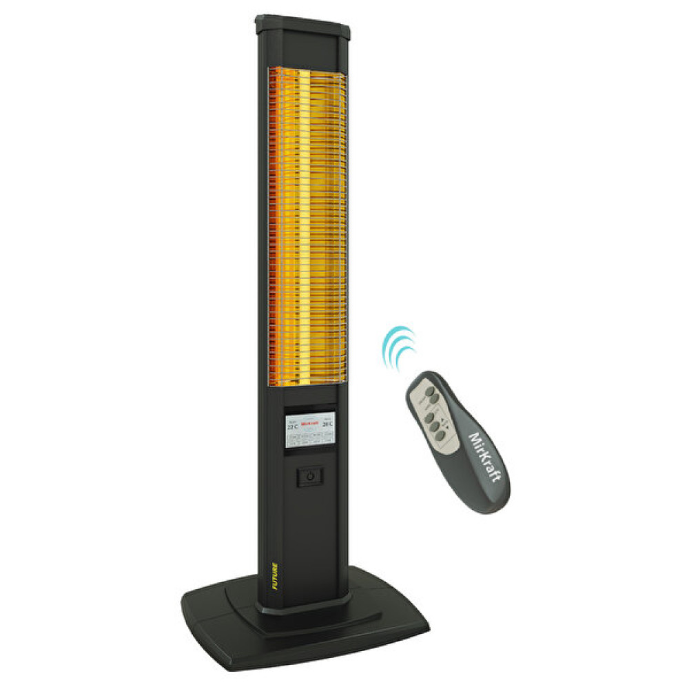 MirKraft Future 2500 W Ip24 LCD Ekran Uzaktan Kumandalı Elektrikli Isıtıcı Isıtıcılar Fiyatı