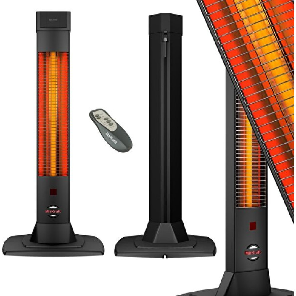 MirKraft Solaris 2000 W Gösterge Paneli ve Uzaktan Kumanda Özellikli Karbon Elektrikli Isıtıcı Isıtıcılar Fiyatı