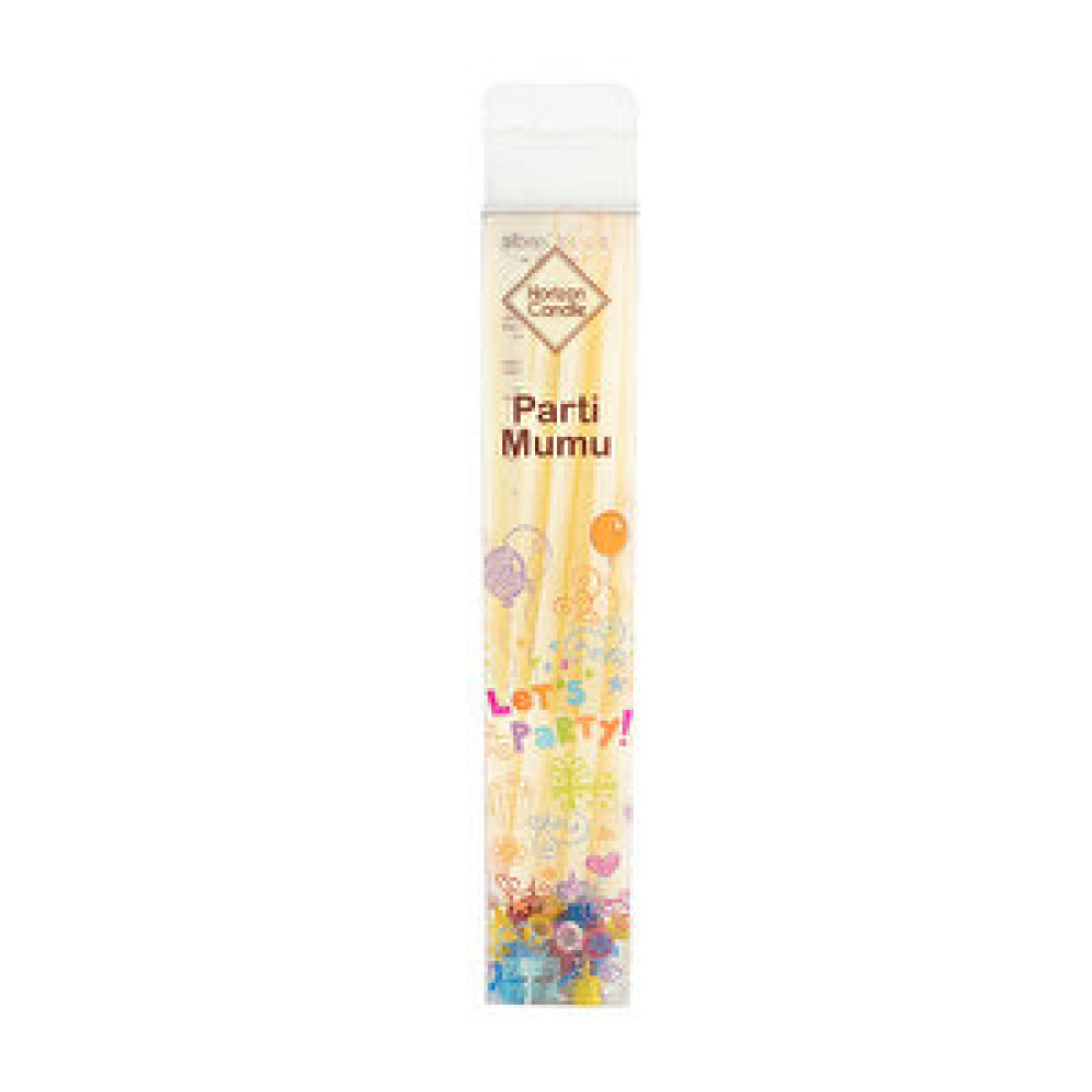 MirLight 20Li Krem Parti Mumu 15 Cm 21Mi Dekoratif Mum Fiyatı