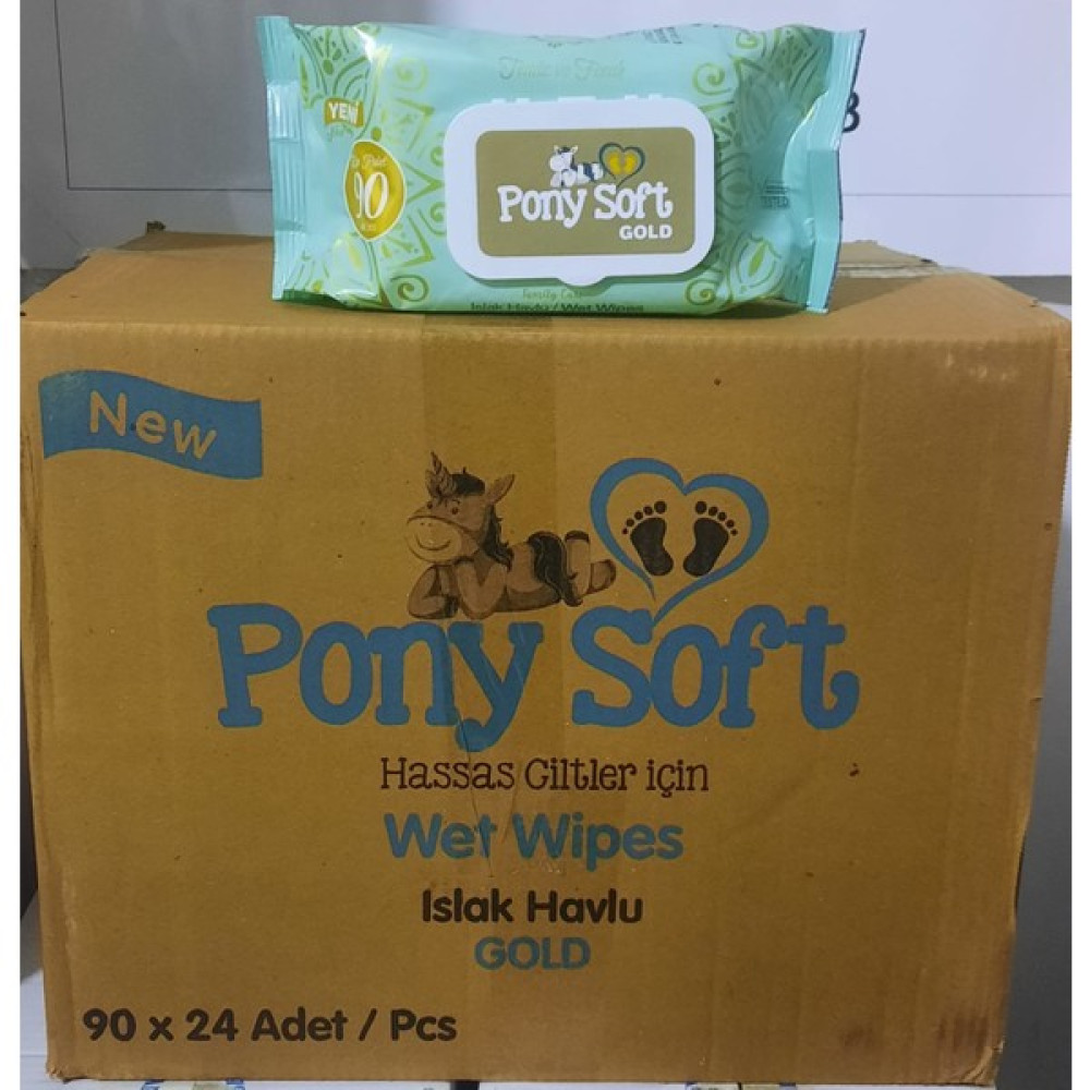Miro Pony Soft Gold Islak Mendil 90 Yaprak 24 Paket Oto Boyaları Fiyatı