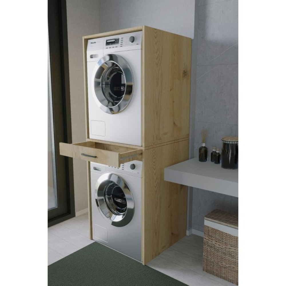 Mirobi Serenity Banyo Dolabı Çamaşır ve Kurutma Makinesi Dolabı Rivoli - Açık Meşe Banyo Dolabı / Mobilyası Fiyatı