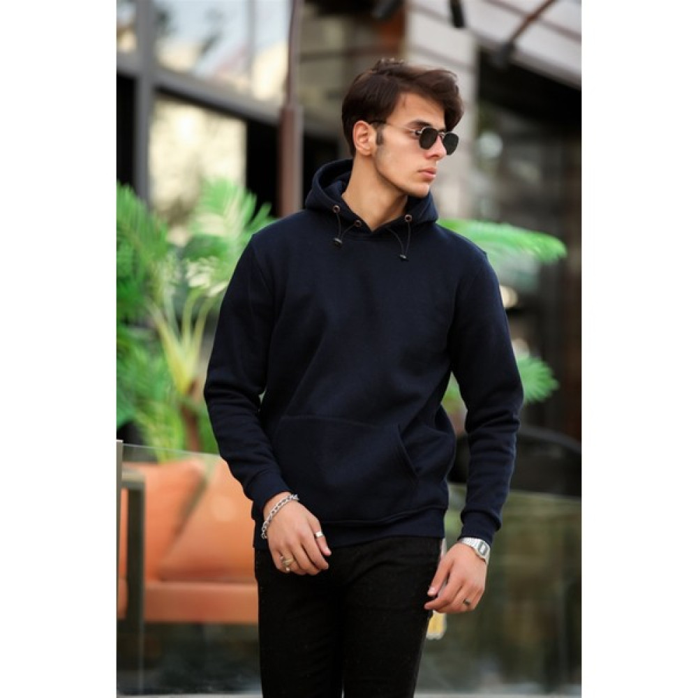 Miron Basic Sweatshirt Regular Fit-Lacivert Erkek Sweatshirt Fiyatı