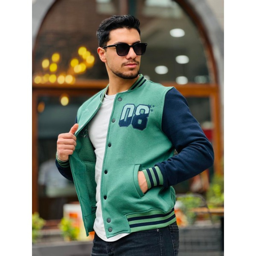 Miron Erkek 08 Kolej Ceket Regular Fit-Yeşil-Lacivert Erkek Ceket Fiyatı