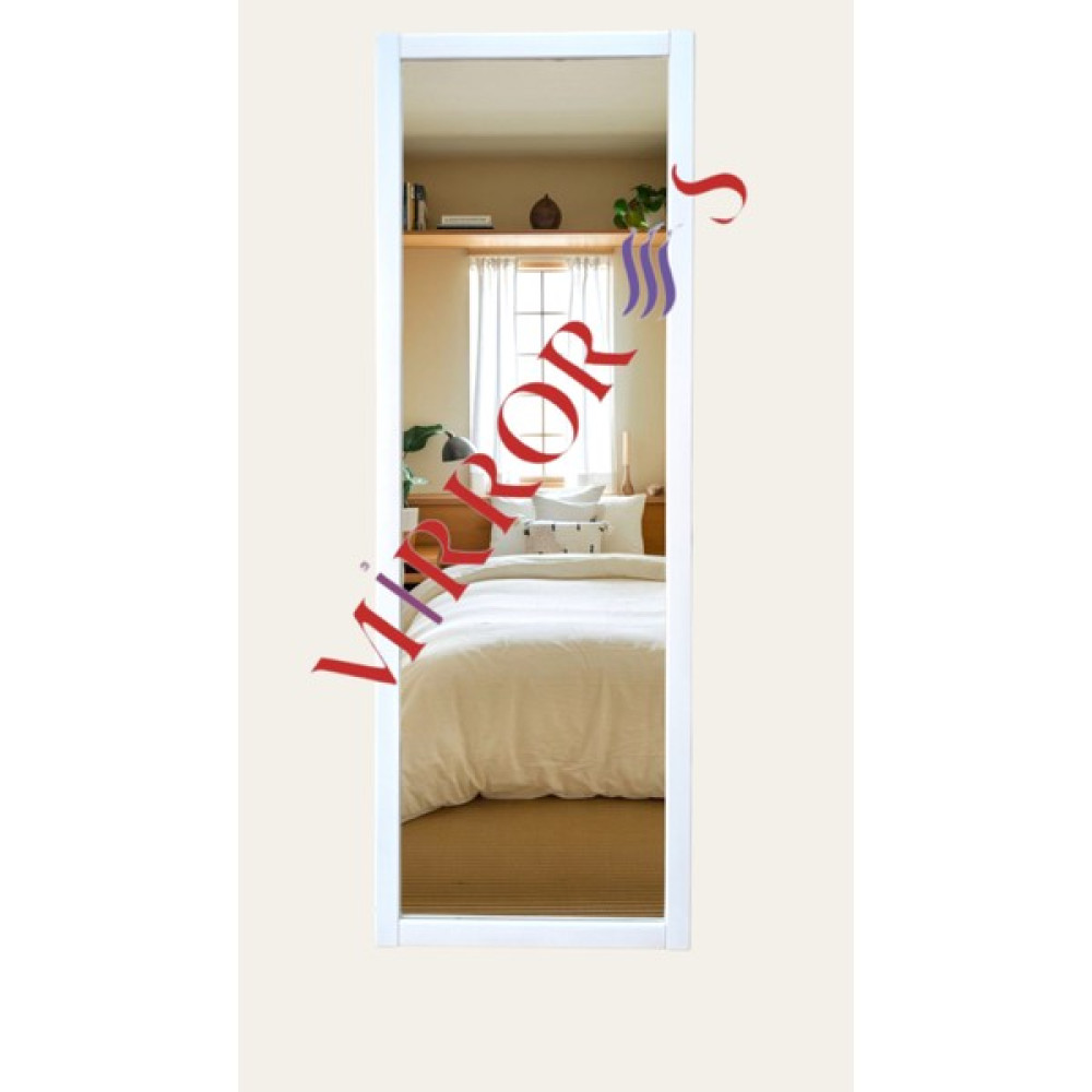 Mirrorss Beyaz Ahşap Duvar Ayna Hol Boy Ayna 130X45 Ayna Fiyatı