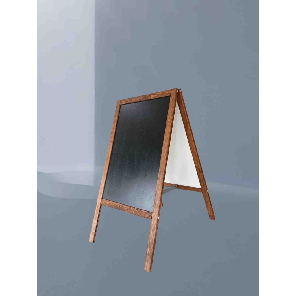 Mirrorss Çift Taraflı Menü ve Tahtası 95*50 Siyah-Ceviz Renkli Restaurant Cafe Bar Yazı Board Diğer Fiyatı