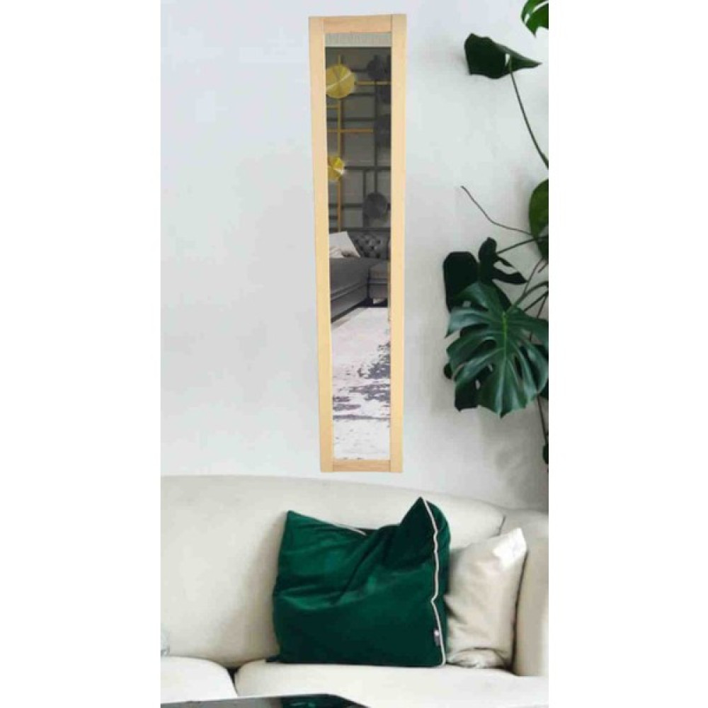 Mirrorss Dokeratif Ahşap Duvar Ayna 121 x 23 Ayna Fiyatı